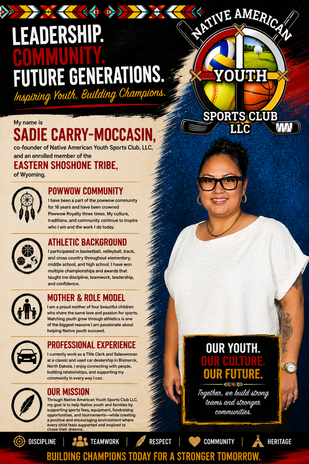 Sadie Carry-Moccasin — Co-Founder, NAYSC Co-Founder