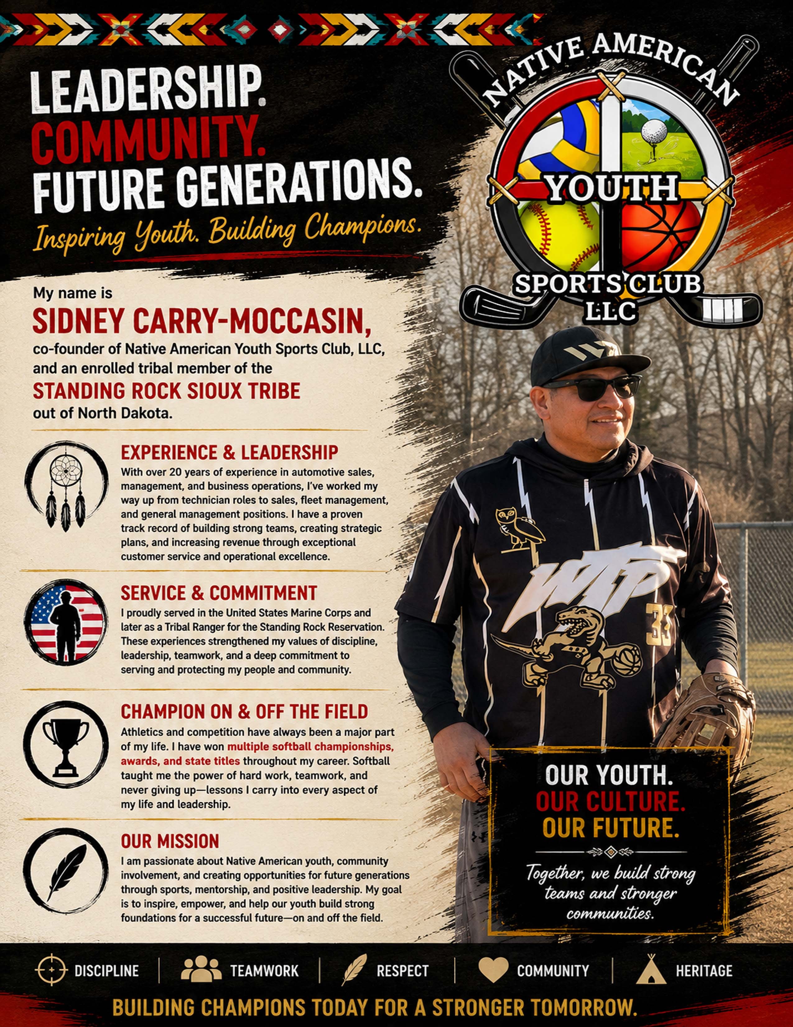 Sidney Carry-Moccasin — Co-Founder, NAYSC Co-Founder
